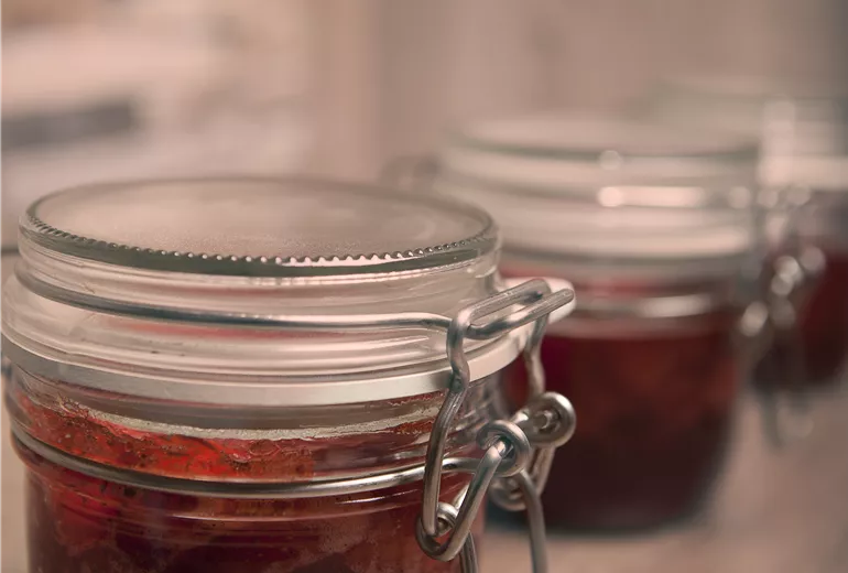Erdbeermarmelade einkochen